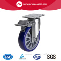 Medium 6 Inch 250Kg Plate Brake TPU Caster